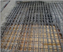 Formwork preparation by carpenter.